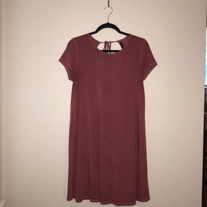 Dark pink swing dress